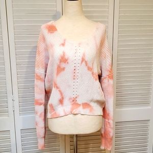 Freshman 1996 NWOT Size M Cropped Tye Dye  Knit  Sweater.